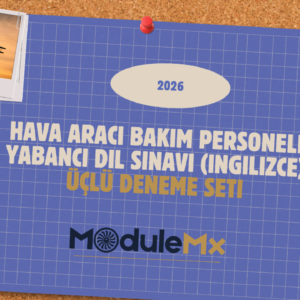 Hava Aracı Bakım Personeli Yabancı Dil Sınavı (İngilizce) - Üçlü Deneme Seti