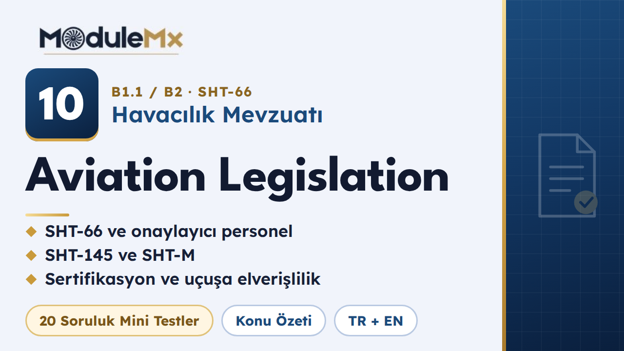 MODÜL 10 · Havacılık Mevzuatı (Aviation Legislation)
