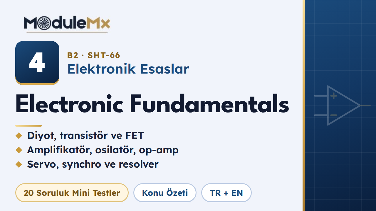 MODÜL 4 (B2) · Elektronik Esaslar (Electronic Fundamentals)