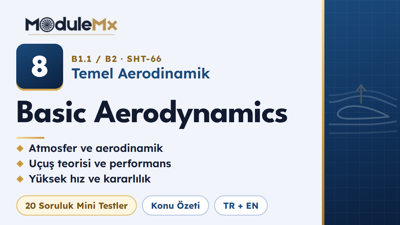 MODÜL 8 · Temel Aerodinamik (Basic Aerodynamics)